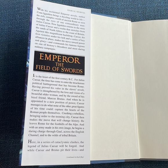 Emperor The Field of Swords (A Julius Caesar Novel) - Conn Iggulden. VG Cond. - Picture 7 of 10